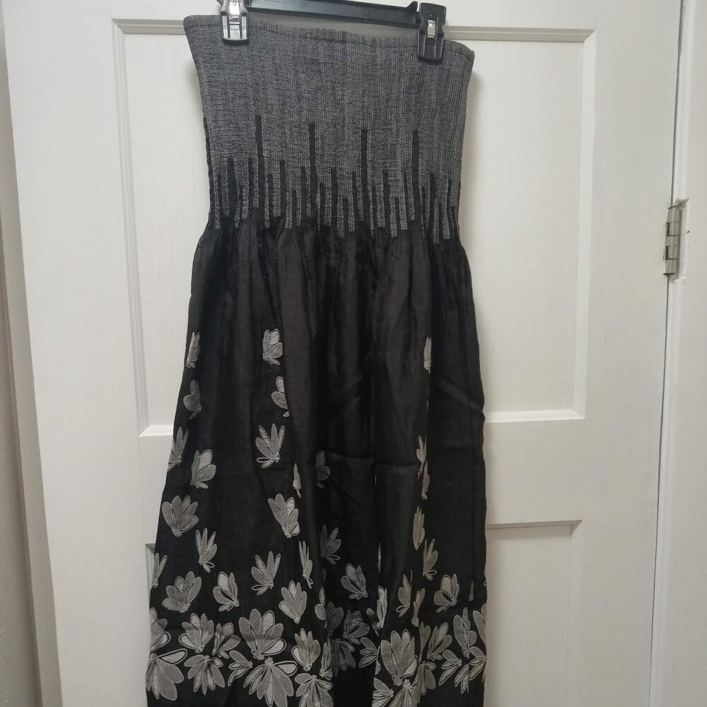 Lapis Strapless Dress or Maxi Skirt